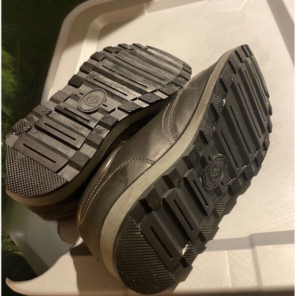 Earth Spirit Men 11.5 W Emery Boots Oxford Genuine Leather Brown Lace Up… - Picture 7 of 7